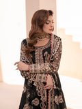 House of Nawab Miorah Embroidered Organza Unstitched 3Pc Suit D-07 BINAH - A