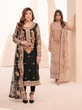 House of Nawab Miorah Embroidered Organza Unstitched 3Pc Suit D-07 BINAH - A