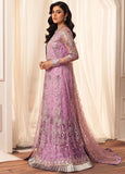 Hemline by Mushq Embroidered Net Unstitched 3Pc Suit D-07 Heather