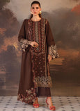 Rang Rasiya Embroidered Khaddar Unstitched 3Pc Suit D-07 Hot Choclate