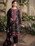 Rang Rasiya Lifestyle Embroidered Lawn Unstitched 3Pc Suit D-07 MIDNIGHT