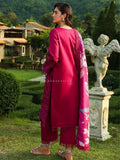 Rang Rasiya Florence Embroidered Lawn Unstitched 3Pc Suit D-07 MIRAAL