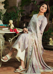 Seran Afsanah Embroidered Lawn Unstitched 3Pc Suit D-07 MISHAL