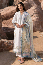 Seran Afsanah Vol-02 Embroidered Lawn Unstitched 3Pc Suit D-07 NURI