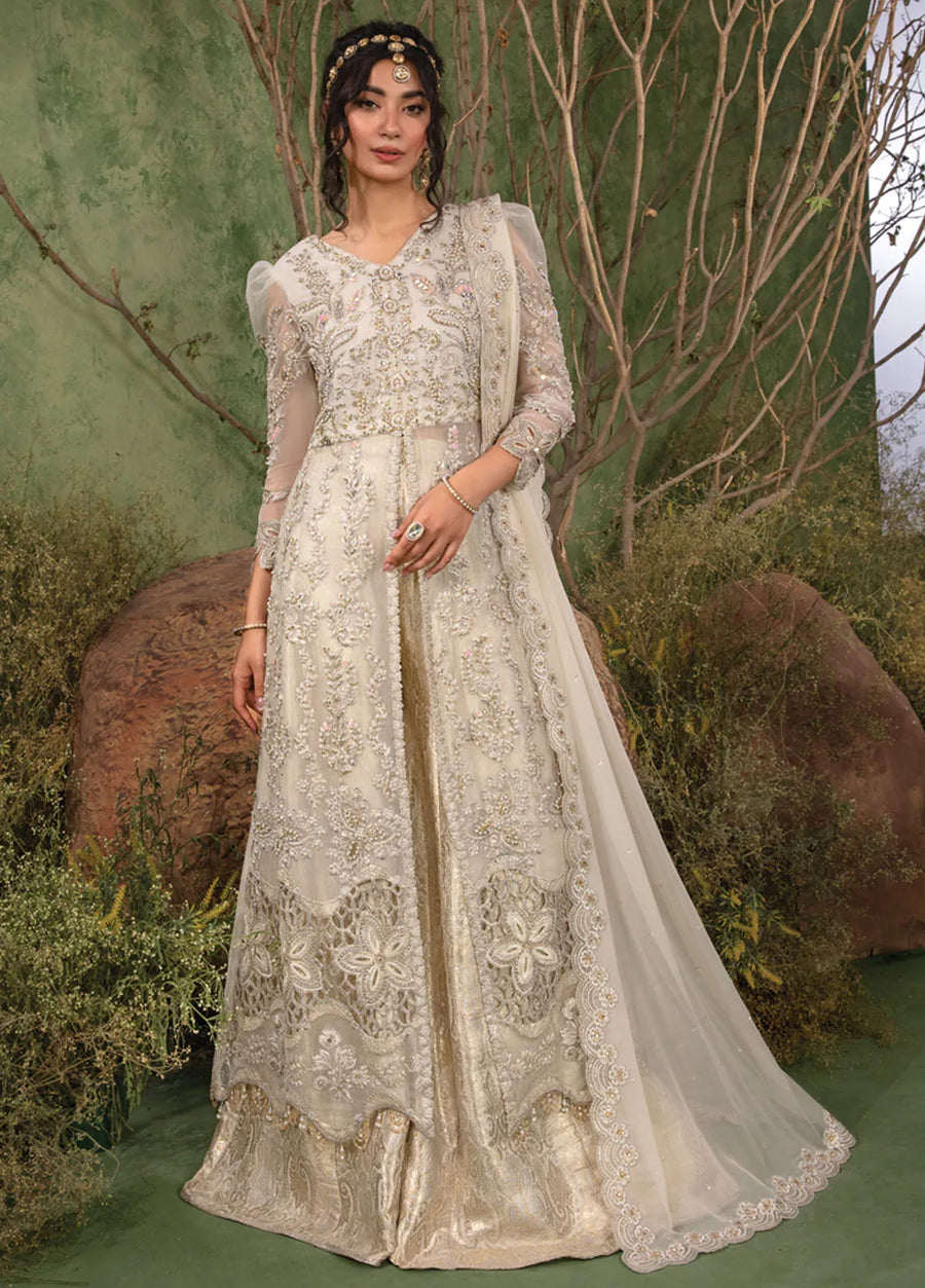 Rang Rasiya Chatoyer Embroidered Chiffon Unstitched 3Pc Suit D-07 Noor