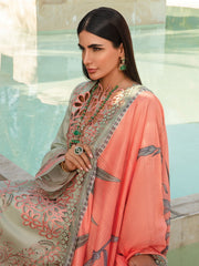 Rang Rasiya Carnation Embroidered Lawn Unstitched 3Pc Suit D-07 Orchid