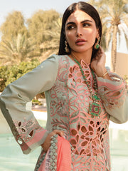 Rang Rasiya Carnation Embroidered Lawn Unstitched 3Pc Suit D-07 Orchid