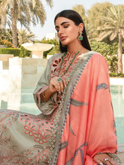 Rang Rasiya Carnation Embroidered Lawn Unstitched 3Pc Suit D-07 Orchid