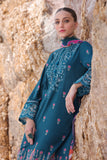 Ayzel Tropicana Embroidered Lawn Unstitched 3Pc Suit AZL-24-V2-07 Peacock