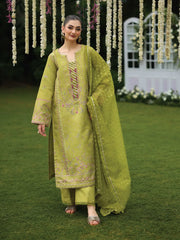 Rang Rasiya Luxury Silk Unstitched Embroidered 3Pc Suit D-08 Radin