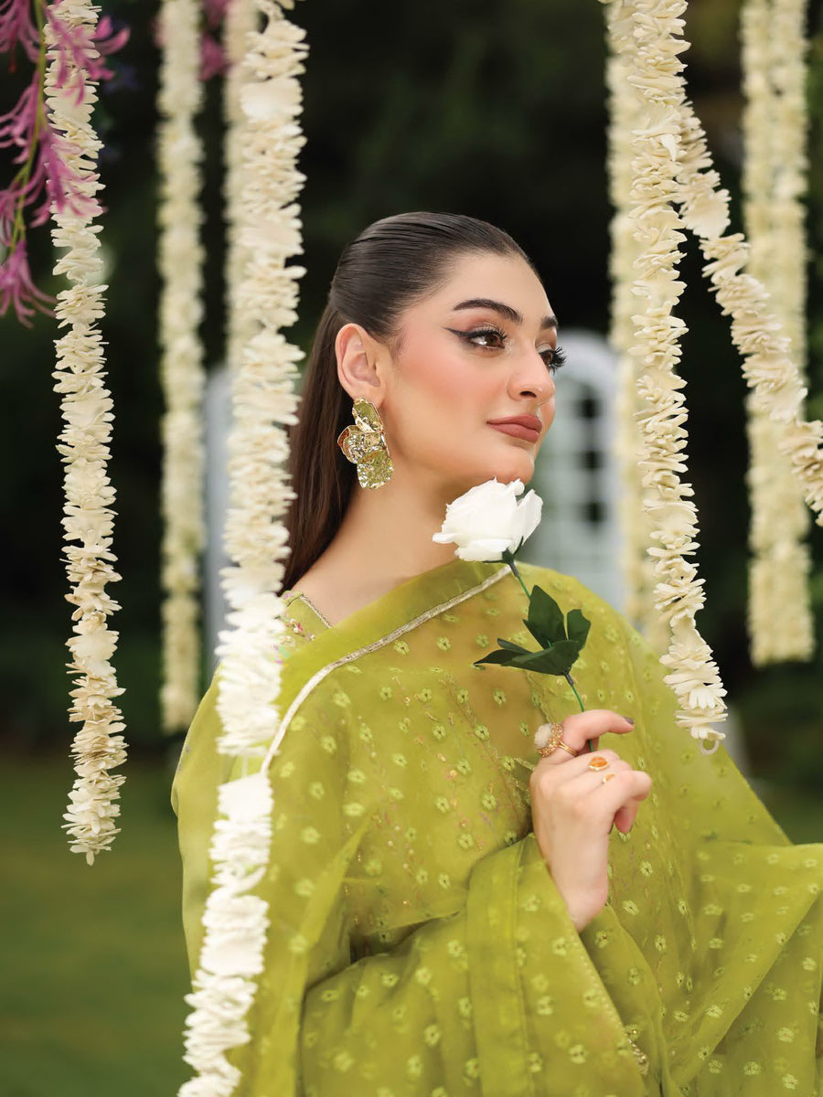 Rang Rasiya Luxury Silk Unstitched Embroidered 3Pc Suit D-08 Radin