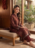 Pashm by Fiza Noor Premium Printed Leather Linen Unstitched 3Pc Suit D-07