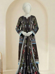 Ittehad Essential Vol-02 Unstitched Printed Lawn 3Pc Suit D-02