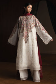 Zara Shahjahan Satori Stillness & Luxury Unstitched Lawn 3Pc Suit D-07 HIKARI