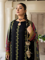 Waresha Kumash Luxury Embroidered Staple Unstitched 3Pc Suit D-07