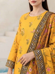 Fiza Noor Digital Printed Marina Unstitched 3Pc Suit D-08