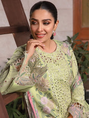Rang Rasiya Premium Embroidered Lawn Unstitched 3Pc Suit D-10 GEETI