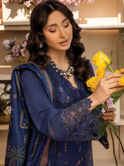 Rang Rasiya Florence Embroidered Lawn Unstitched 3Pc Suit D-08 SAFINA