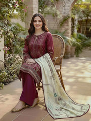 Zync by Florent Exclusive Prints Lawn Unstitched 3Pc Suit FEP-08