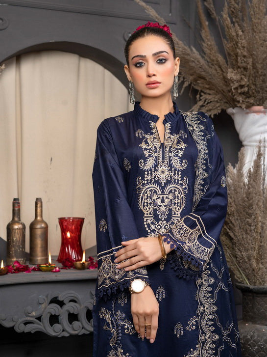 Manizay Talash Premium Embroidered Lawn Unstitched 3Pc Suit D-08