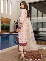 Belle ame by Humdum Embroidered Lawn Unstitched 3Pc Suit D-08