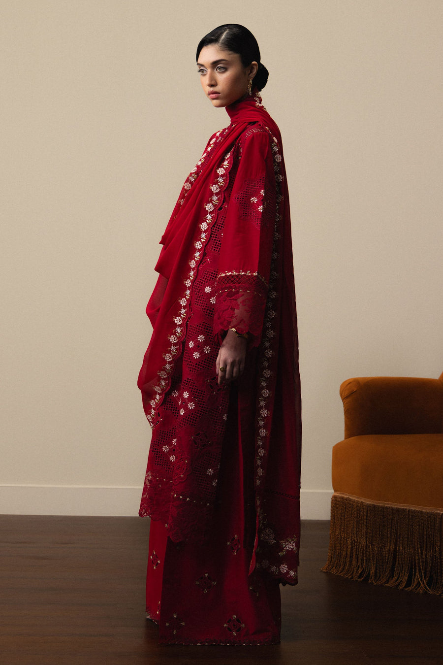 Zara Shahjahan Satori Stillness & Luxury Unstitched Lawn 3Pc Suit D-08 AKARI