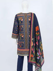 Ittehad Essential Printed Lawn Unstitched 3Pc Suit D-08