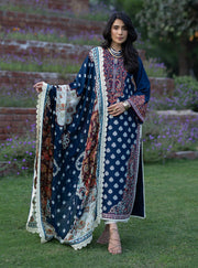 Zainab Chottani Luxe Lawn Unstitched Embroidered 3Pc Suit D-08 Mesa
