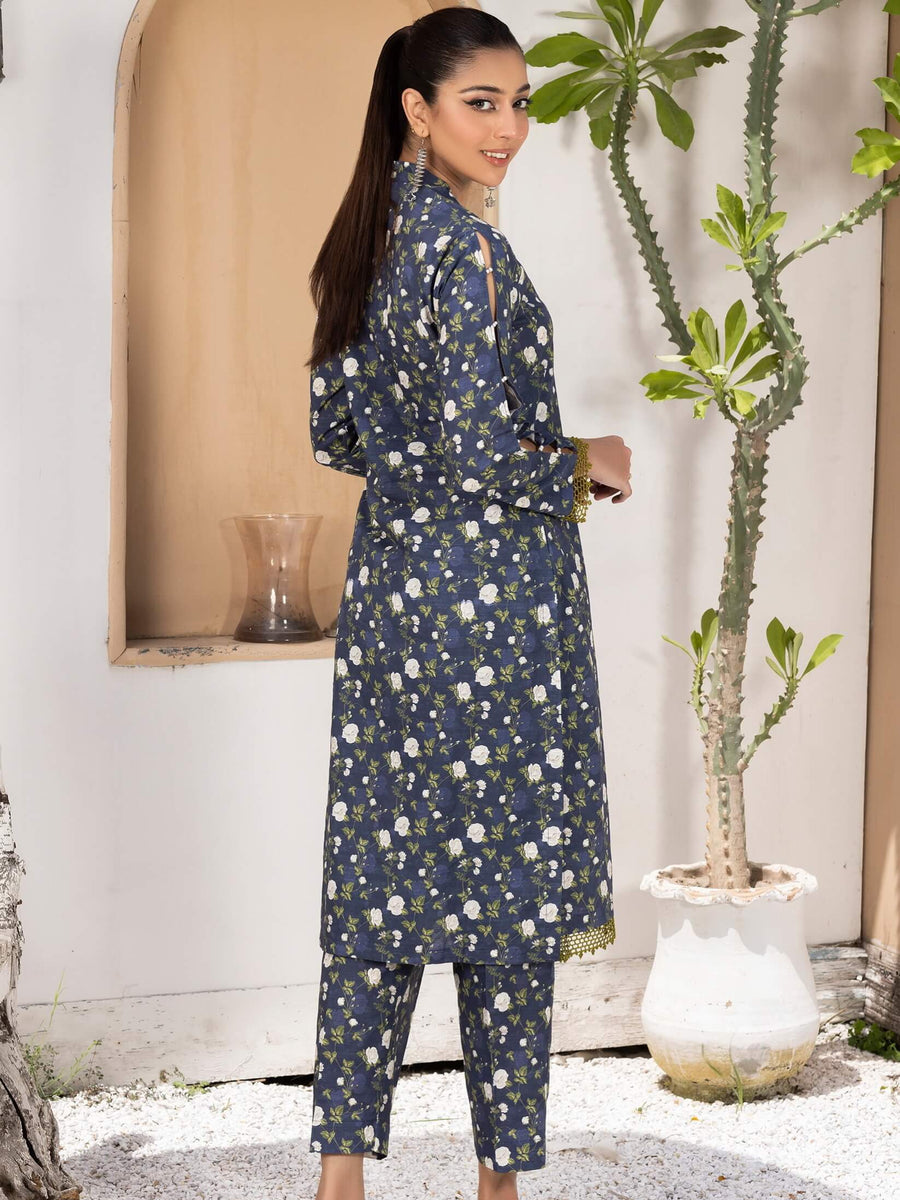 Andaaz by Manizay Prints Slub Khaddar Unstitched 2 Piece Suit D-08