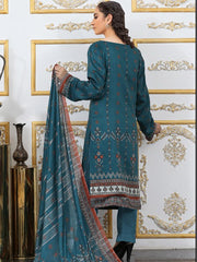 Shaista Digital Printed Viscose Unstitched 3 Piece Suit D-08