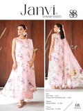 Janvi by Sanam Saeed Embroidered Lawn Unstitched 3Pc Suit D-08