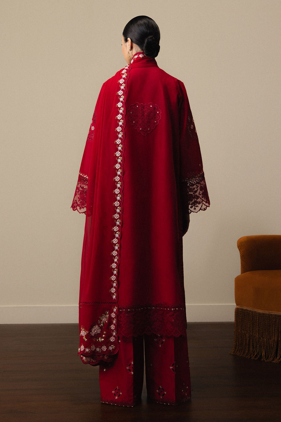 Zara Shahjahan Satori Stillness & Luxury Unstitched Lawn 3Pc Suit D-08 AKARI