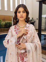 Belle ame by Humdum Embroidered Lawn Unstitched 3Pc Suit D-08