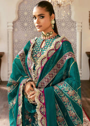 Afrozeh Hayat Unstitched Embroidered Chiffon 3 Piece Suit D-08 AYAT