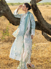 Zainab Chottani Embroidered Lawn Unstitched 3Pc Suit D-08 Liyana