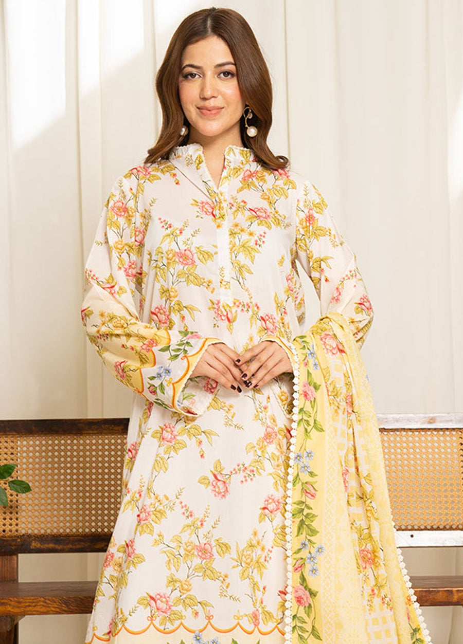 Coco by Zara Shahjahan Sule Printed Lawn Unstitched 3Pc Suit D-02