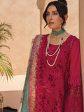 Rang Rasiya Premium Embroidered Lawn Unstitched 3Pc Suit D-08 RUBELLITE