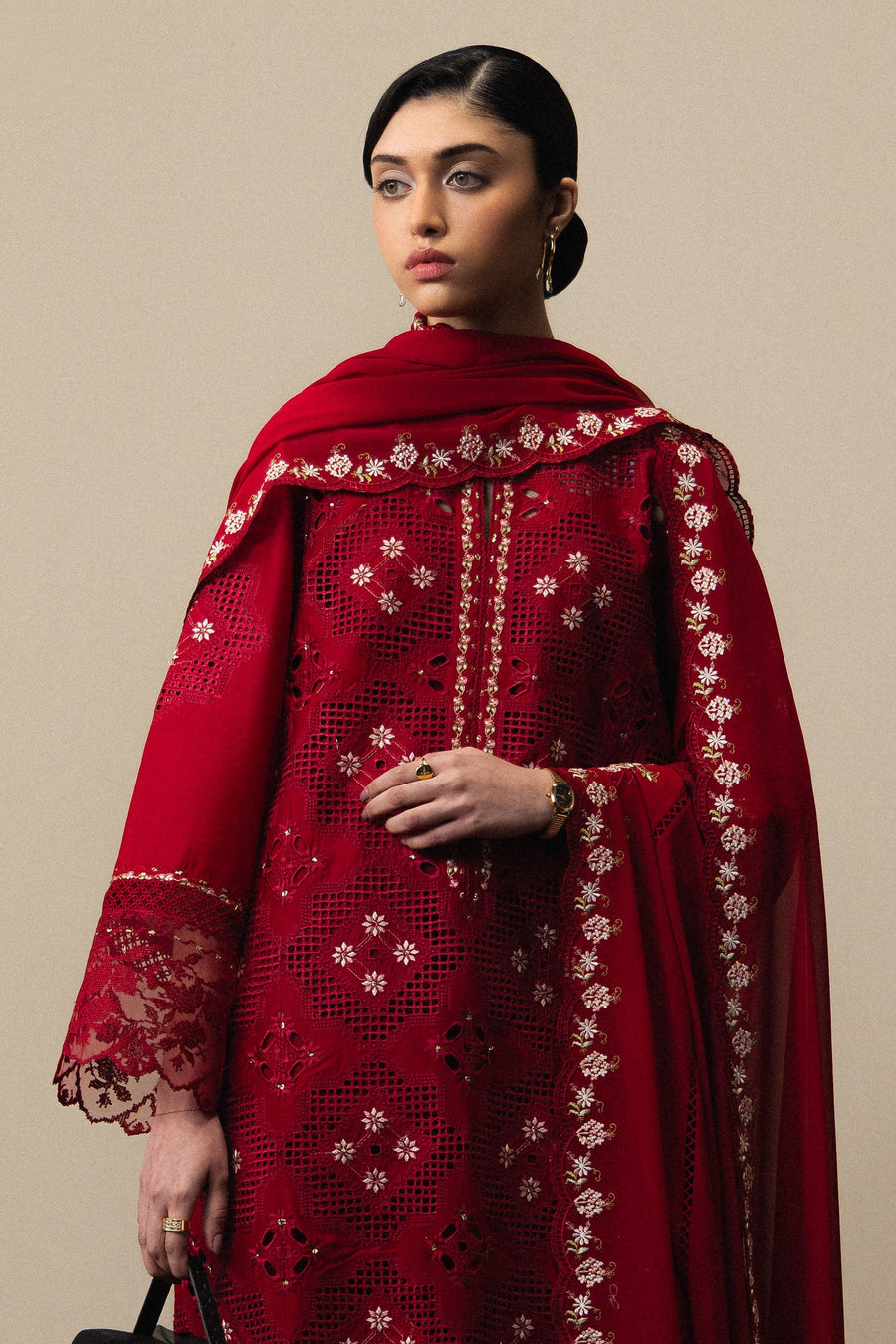 Zara Shahjahan Satori Stillness & Luxury Unstitched Lawn 3Pc Suit D-08 AKARI