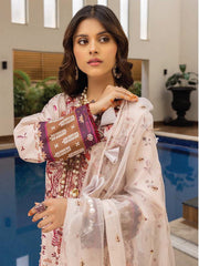 Belle ame by Humdum Embroidered Lawn Unstitched 3Pc Suit D-08