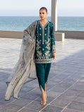 Zainab Chottani Tahra Embroidered Lawn Unstitched 3Pc Suit D-08 MINA