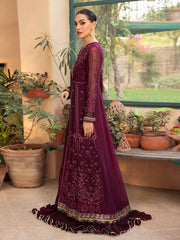 LaMode by Xenia Formals Unstitched Chiffon 3Pc Suit D-08 MARISA