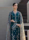 Zainab Chottani Tahra Embroidered Lawn Unstitched 3Pc Suit D-08 MINA