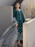 Zainab Chottani Tahra Embroidered Lawn Unstitched 3Pc Suit D-08 MINA