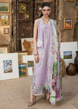 Saira Shakira Bloom Embroidered Lawn Unstitched 3Pc Suit D-08A IRIS
