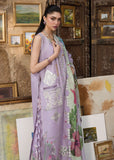 Saira Shakira Bloom Embroidered Lawn Unstitched 3Pc Suit D-08A IRIS
