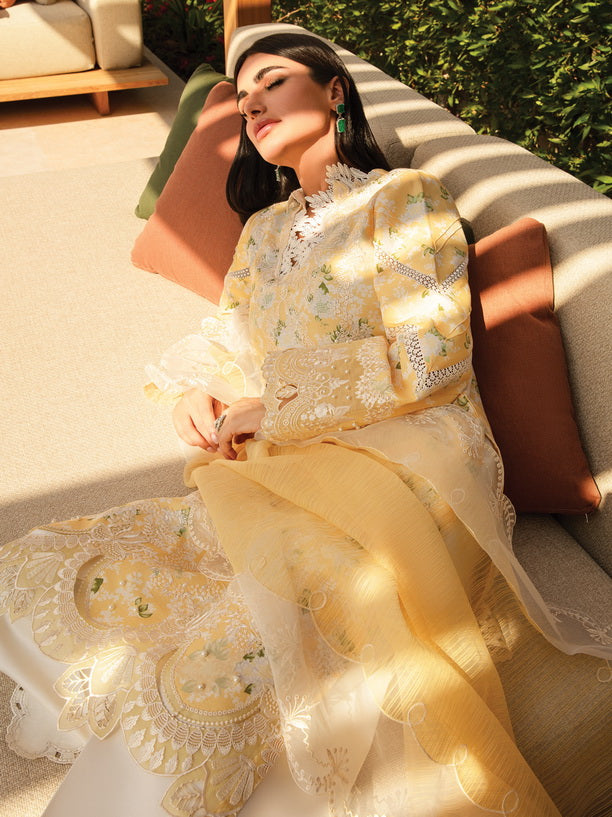 Rang Rasiya Carnation Embroidered Lawn Unstitched 3Pc Suit D-08 Ariana