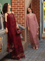 Noor by Saadia Asad Luxe Chikankari Unstitched Lawn 3Pc Suit D8-A