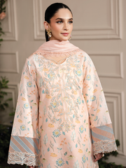 Rang Rasiya Lifestyle Embroidered Lawn Unstitched 3Pc Suit D-08 BLUSH