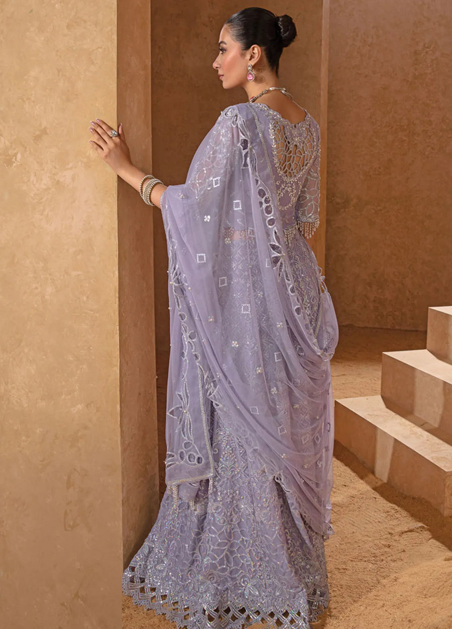 Rang Rasiya Chatoyer Embroidered Chiffon Unstitched 3Pc Suit D-08 Jehan