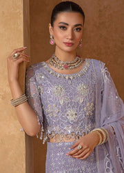 Rang Rasiya Chatoyer Embroidered Chiffon Unstitched 3Pc Suit D-08 Jehan